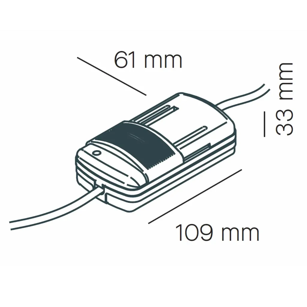 2400 MLN, variateur Aereo noir