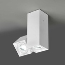 Aufbauleuchte 3050 MLN Dau 204X2 GU10 C weiss