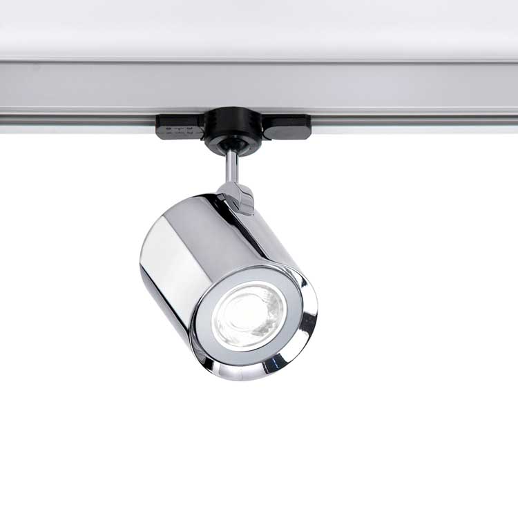 [3242] Schienenstrahler 3242 MLN Kronn 77 GU10 FT1P verchromt