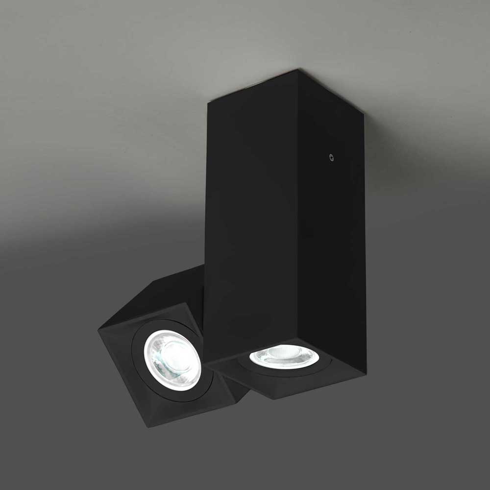 [4058] Aufbauleuchte 4058 MLN Dau 204X2 GU10 C schwarz