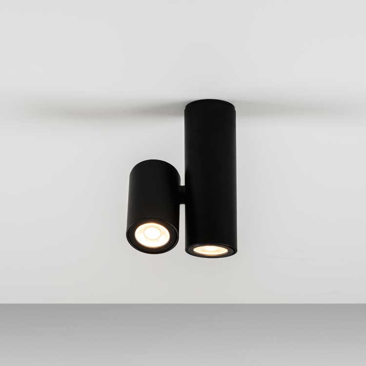 [4237] Aufbauleuchte 4237 MLN Kronn 206X2 GU10 C schwarz