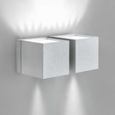 Wandleuchte 6022 MLN Dau 180 G9 W silber