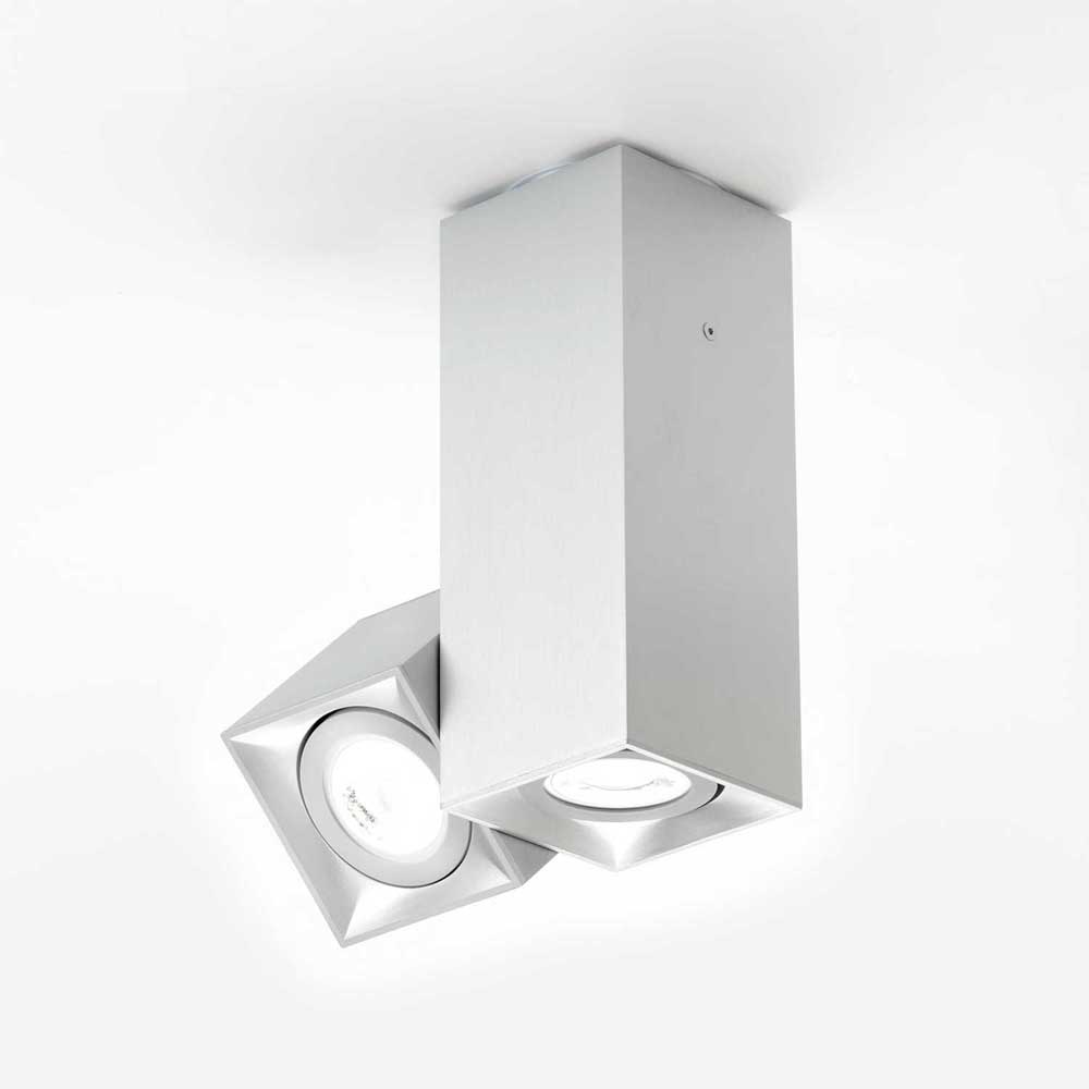 [6050] Aufbauleuchte 6050 MLN Dau 204X2 GU10 C silber