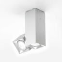 Aufbauleuchte 6050 MLN Dau 204X2 GU10 C silber