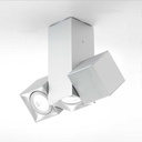 Aufbauleuchte 6051 MLN Dau 204X3 GU10 C silber