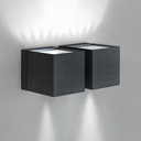 Wandleuchte 6116 MLN Dau 180 G9 W schwarz