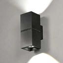 Wandleuchte 6838 MLN Dau 200 CC W schwarz