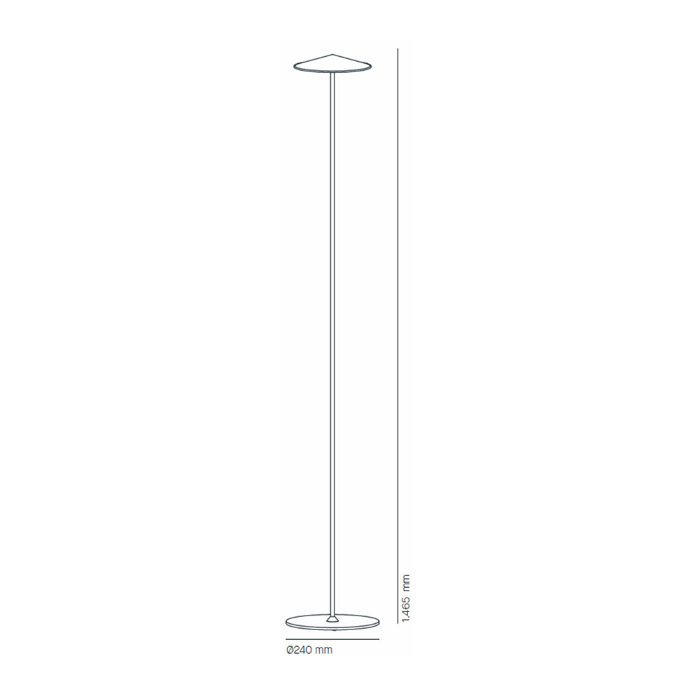 [7019] Stehleuchte 7019 MLN Pla 146 F kupfer metallic