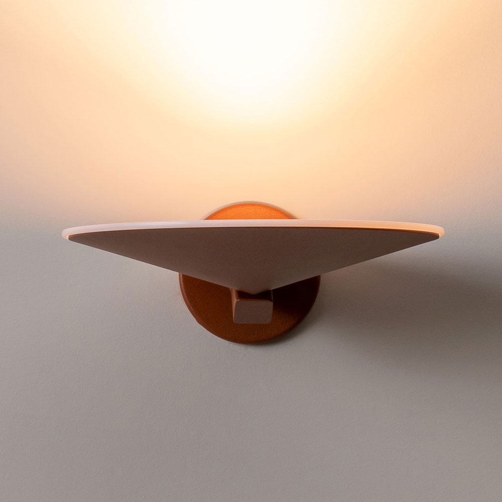 [7023] Wandleuchte 7023 MLN Pla W kupfer metallic