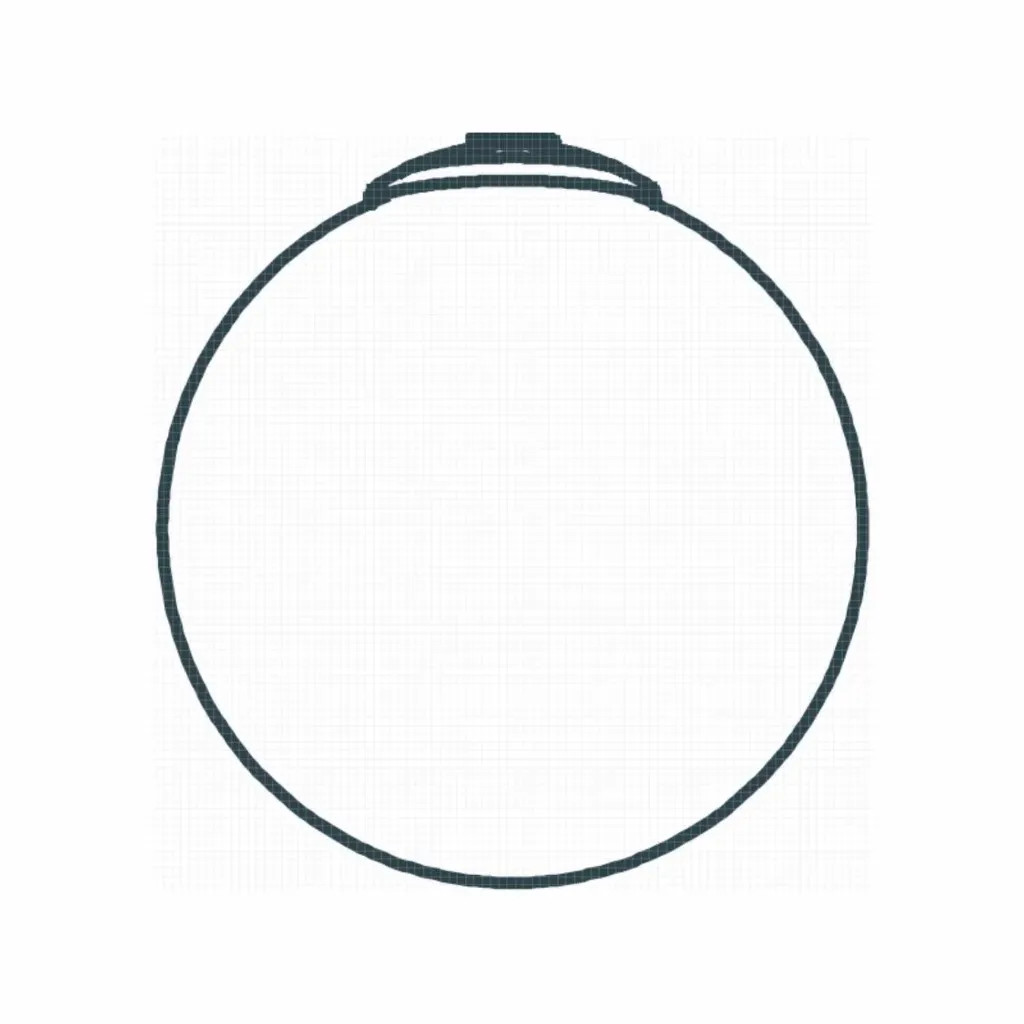 9700 MLN Ersatzglas 14 cm Land schwarz