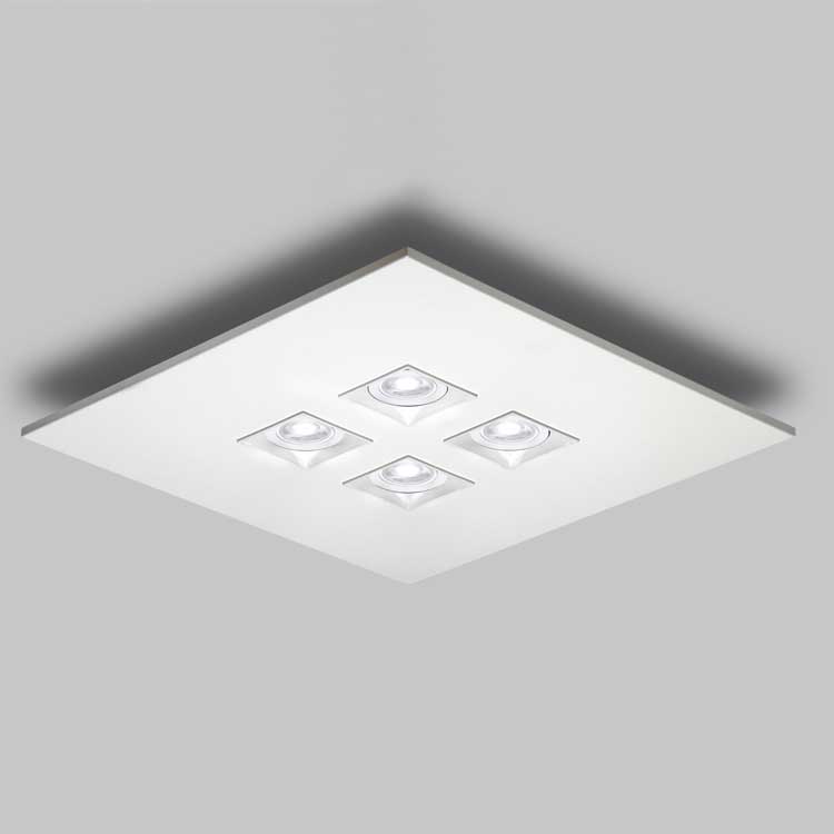 [4035] Aufbauleuchte 4035 MLN Polifemo 45 AC CS weiss