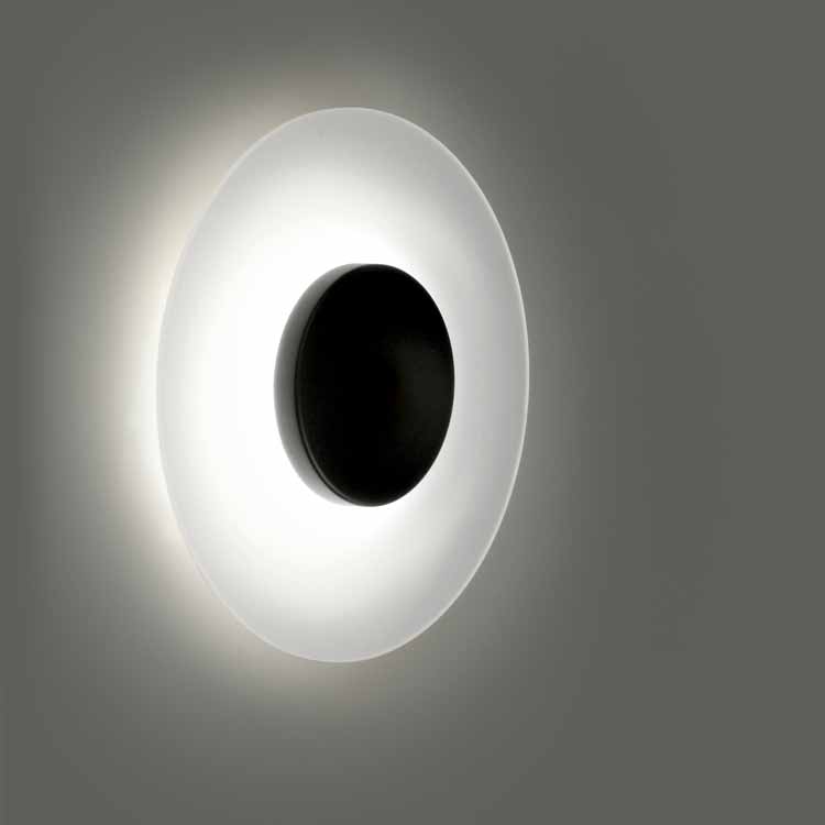 Wandleuchte 6684 MLN Halos 20 W schwarz