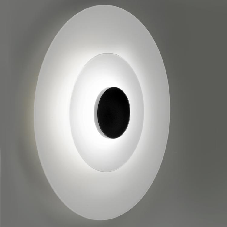 Wandleuchte 6685 MLN Halos 36 W schwarz