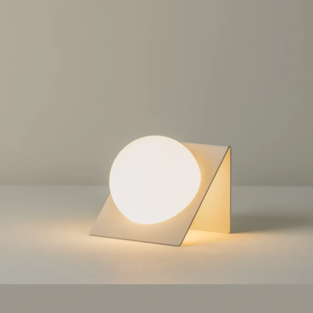 Lámpara de mesa 7137 MLN Fold 14 T, color mink