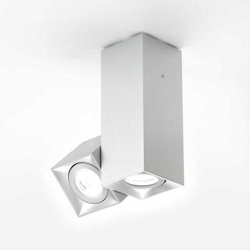 Surface-mounted light 6050 MLN Dau 204X2 GU10 C, silver