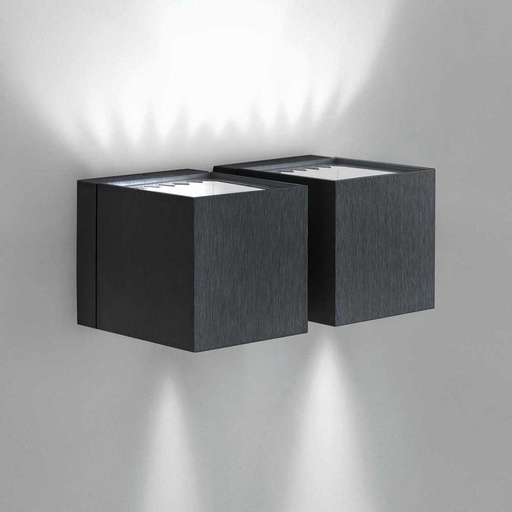 Wall-mounted light 6116 MLN Dau 180 G9_2_W, black