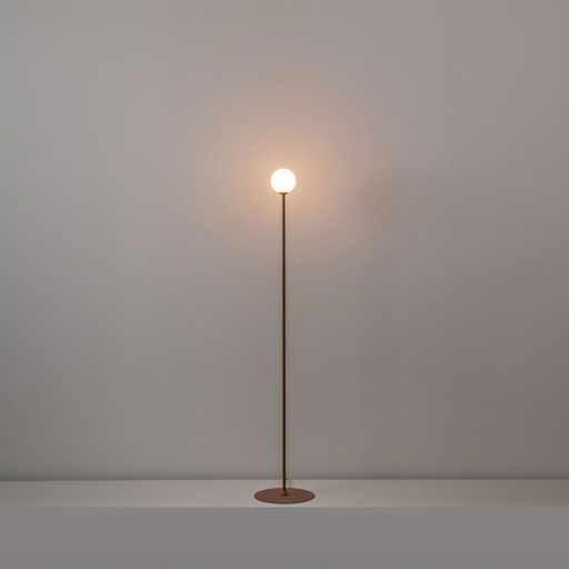 Lampadaire 7012 MLN Symphony 130 F, cuivre métallisé
