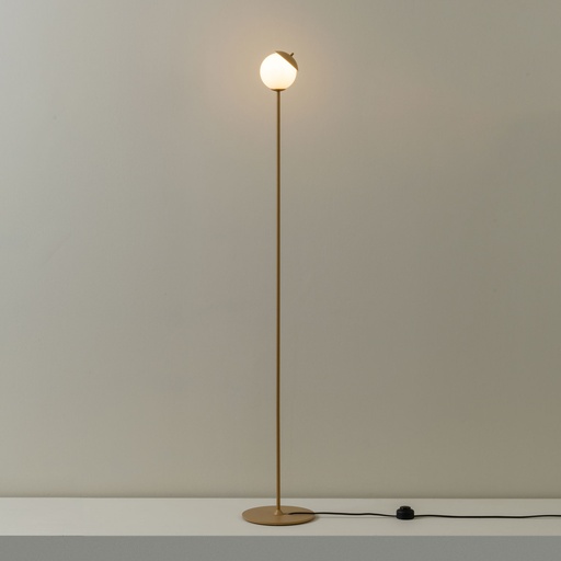 Lampadaire 7104 MLN Kep 128 F, doré métallisé