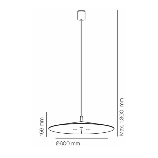 Suspension 6648 MLN Pla 60 S dorée